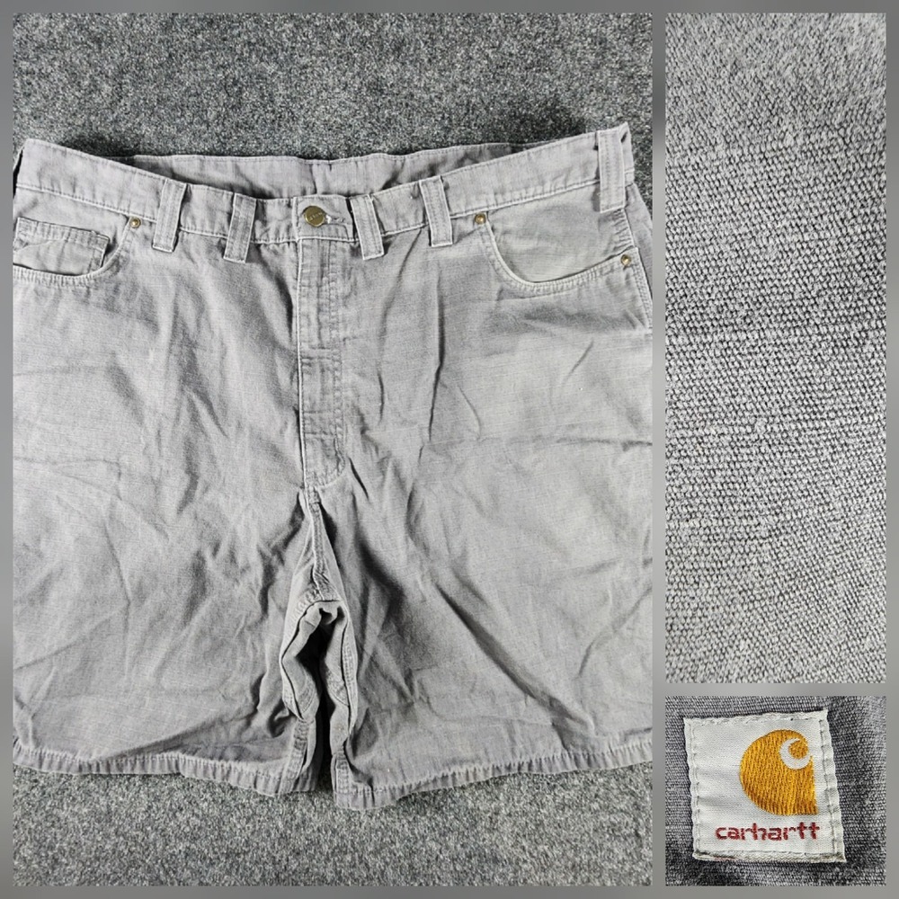 Carhartt Workwear Ripstop Shorts Men's Size 44 Gray Outdoors Gorpcore Hiking
